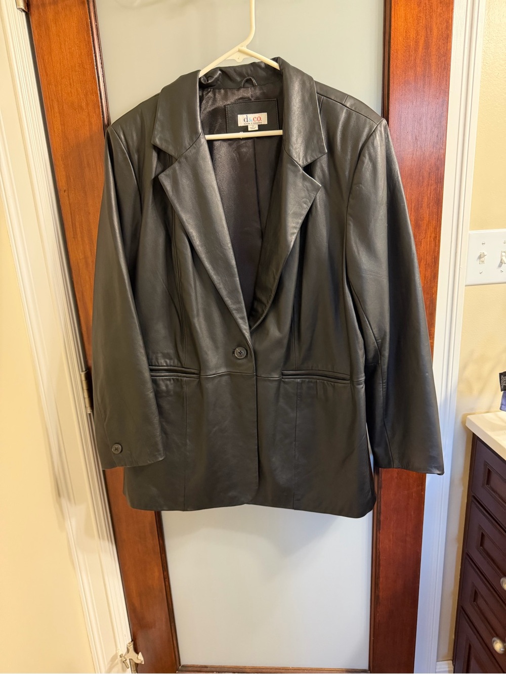 Leather Blazer